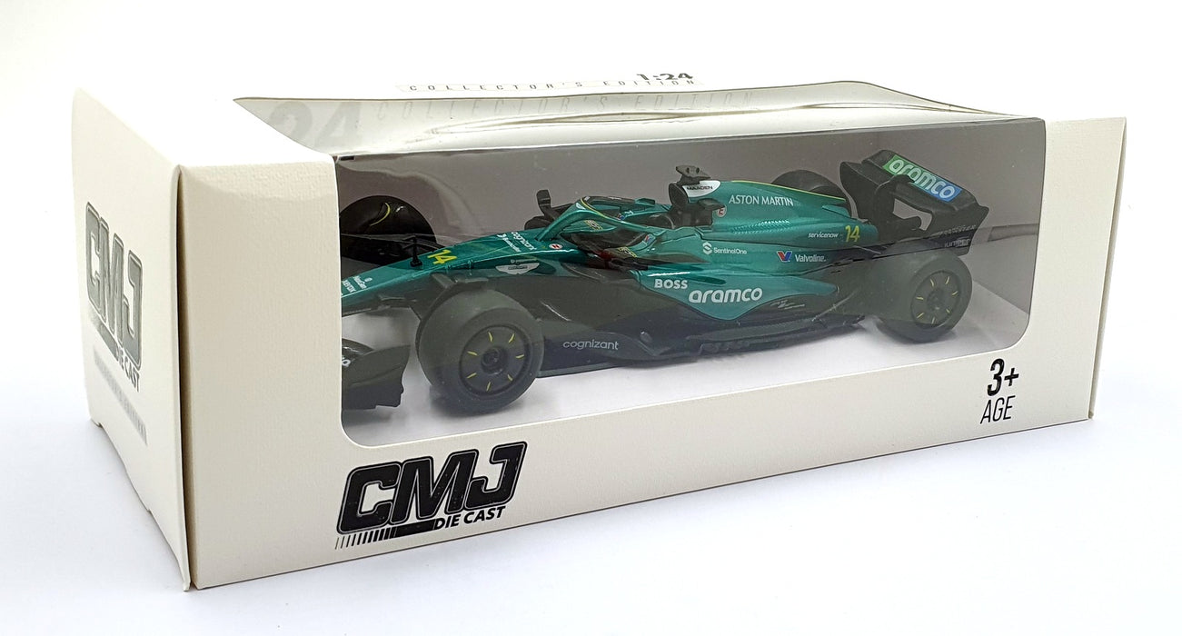 CMJ 1/24 Scale Diecast DC124AMF1 - Aston Martin F1 #14