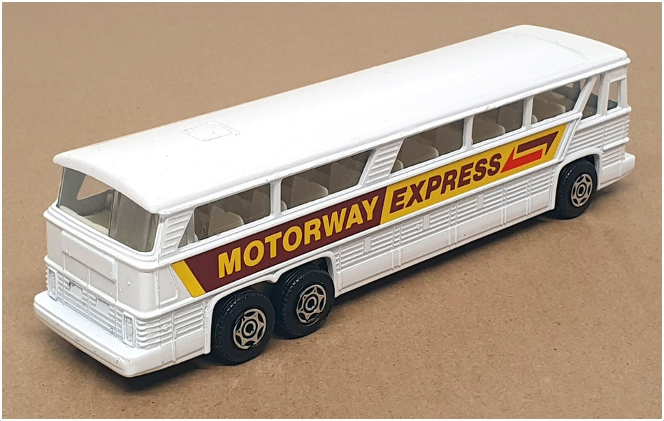 Corgi 17cm Long Diecast 1168 - Greyhound Motorway Express Coach - White