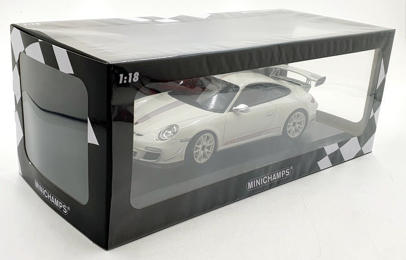 Minichamps 1/18 Scale Diecast 155 062221 - Porsche 911 GT3 RS 4.0 2011 - White