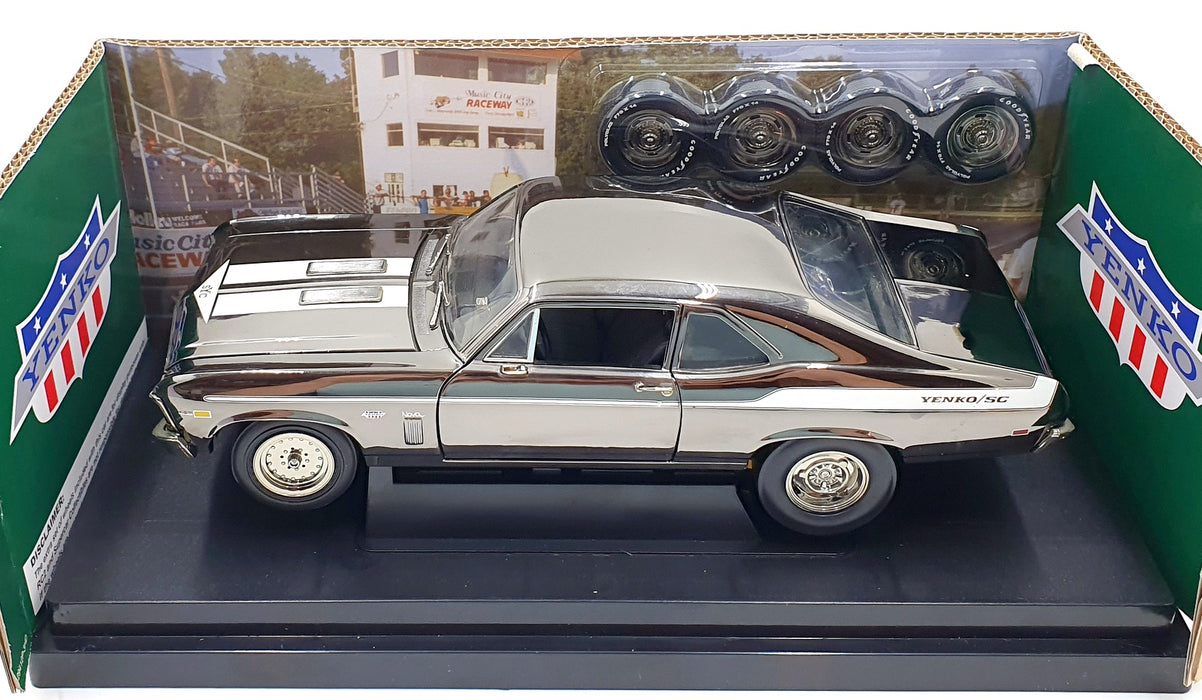 Ertl 1/18 Scale Diecast 29412PB - 1969 Yenko Nova 427 Street/Strip - Chrome