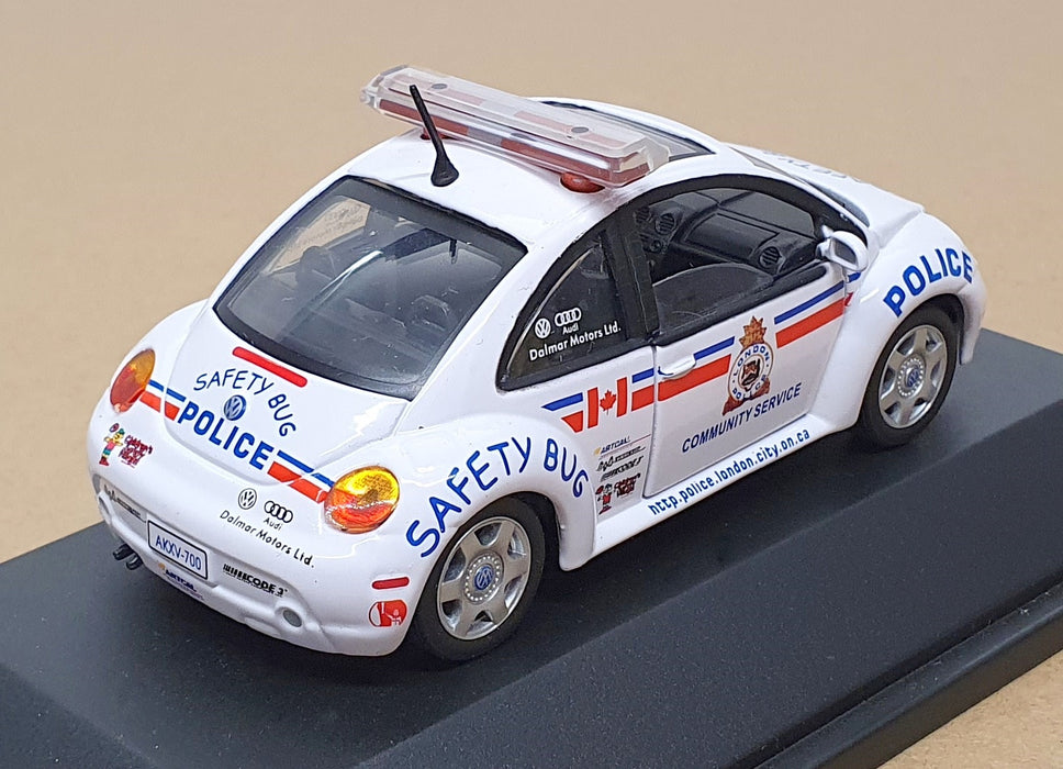 Altaya 1/43 Scale PZ04 - Volkswagen New Beetle London Police 2003 - White