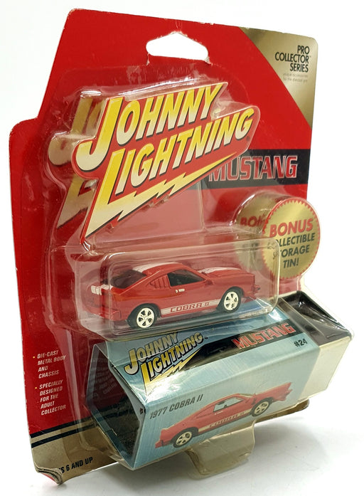 Johnny Lightning 1/64 Scale JL 580-02 - 1977 Shelby Cobra II - Red