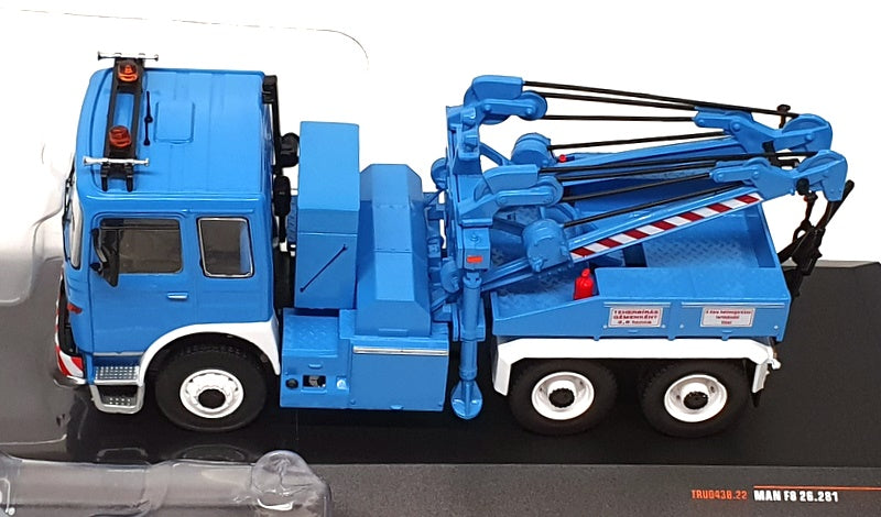 Ixo 1/43 Scale TRU043B - MAN F8 26.281 Breakdown Truck - Blue