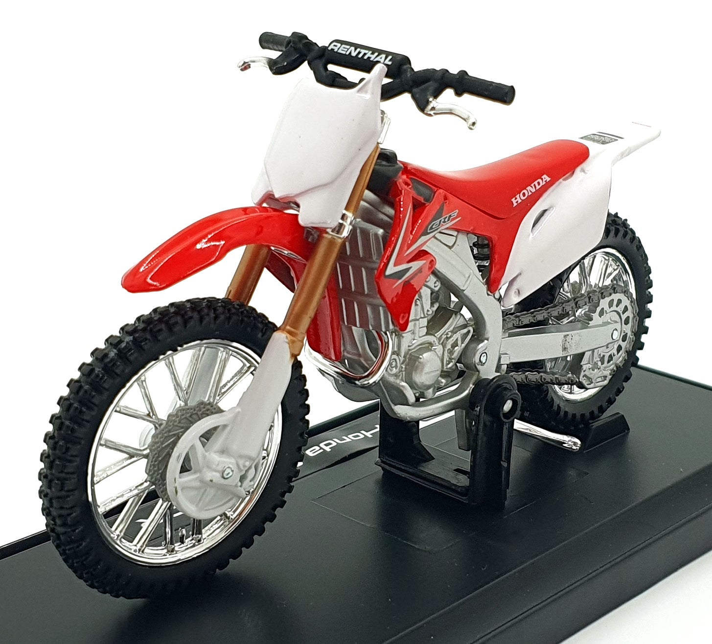 Maisto 1/18 Scale 34007-10021 - Honda CRF45OR Motorbike - Red