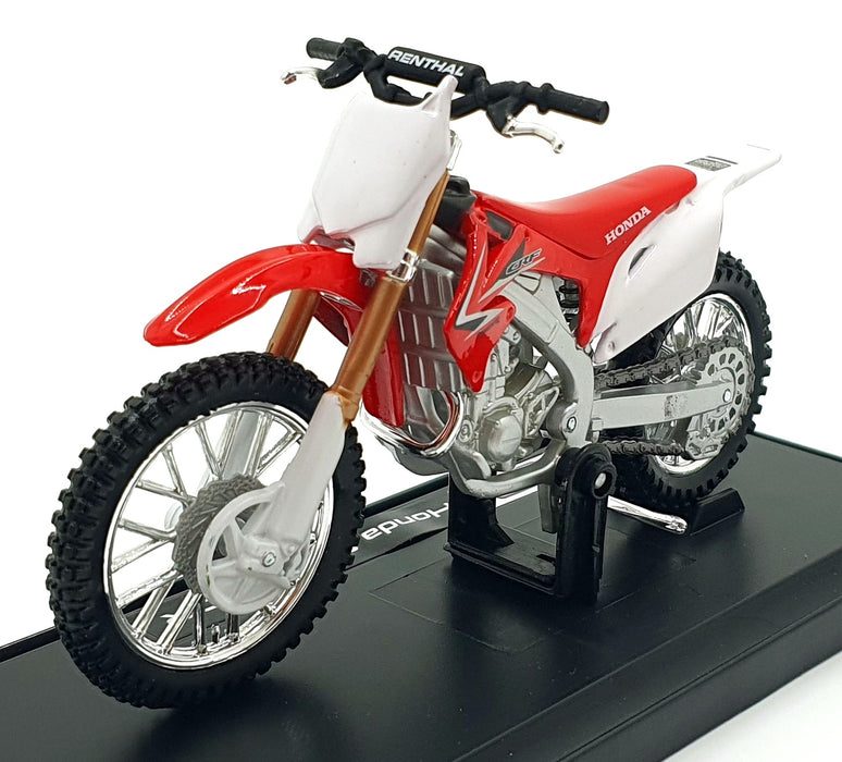 Maisto 1/18 Scale 34007-10021 - Honda CRF45OR Motorbike - Red