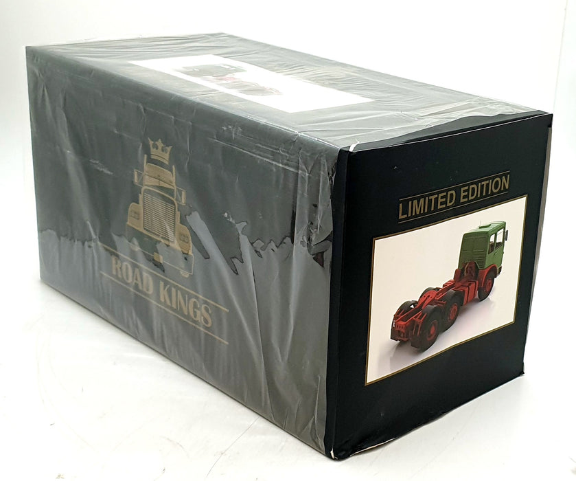 Road Kings 1/18 Scale RK180052 - 1972 MAN 16304 F7 Tractor Truck Green/Red