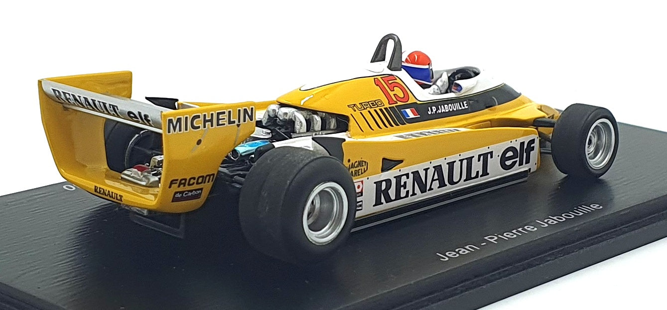 Spark 1/43 Scale S1759 - Renault RE20 #15 1st Austrian GP 1980