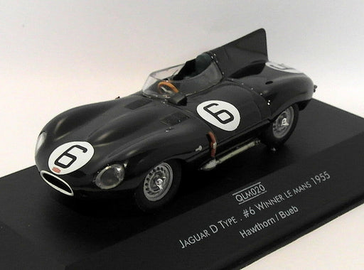 Quartzo 1/43 Scale QLM020 - Jaguar D Type #6 Winner Le Mans 1955 - BRG