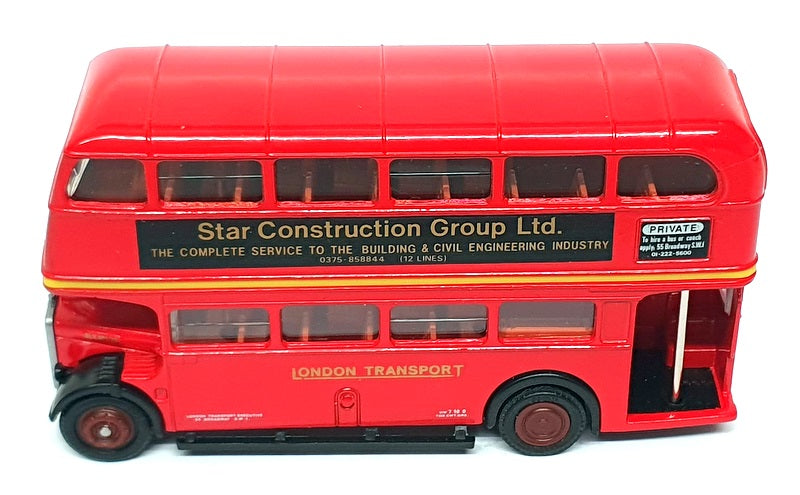 EFE 1/76 Scale C101004C - AEC Regent London Bus Special Railway Service - Red