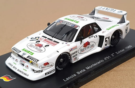 Spark Model 1/43 Scale SG020 - Lancia Beta Montecarlo #51 2nd Zolder 1980