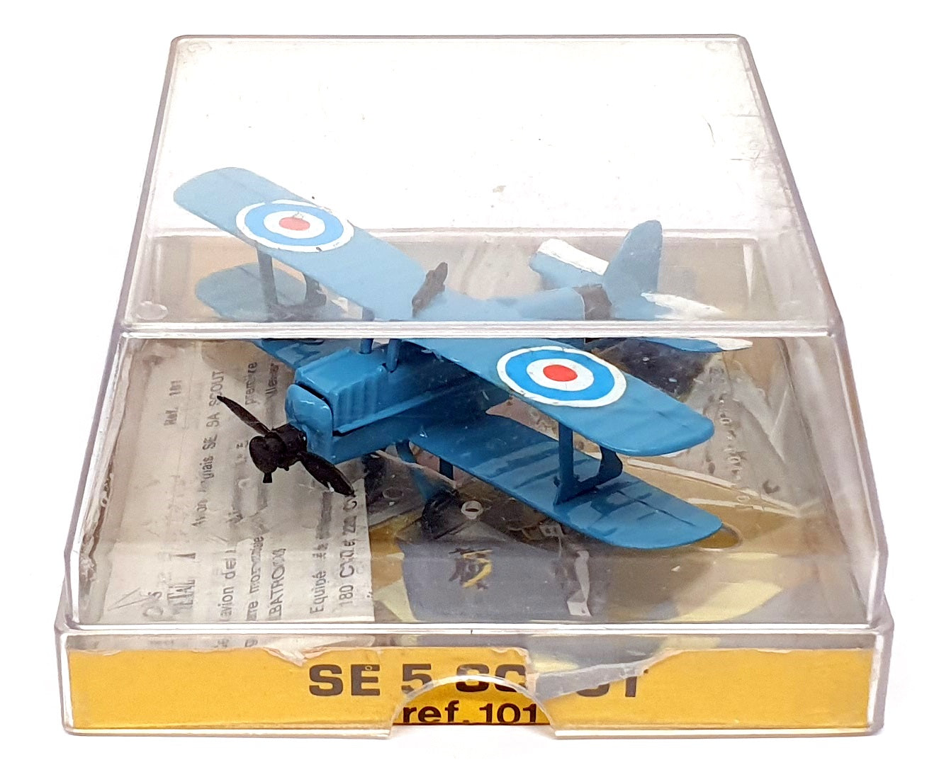 Aviones Play Me Diecast 101 - SE 5 Scout Aircraft - Blue