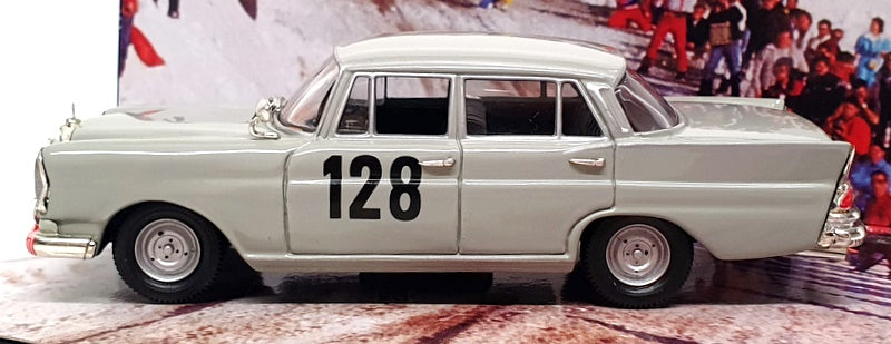 Skid 1/43 Scale SMC013 - Mercedes 220SE Winner #128 Monte Carlo 1960 - Grey