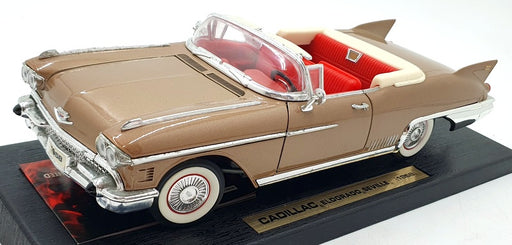 Road Legends 1/18 Scale 92159 - 1958 Cadillac Eldorado Seville - Gold