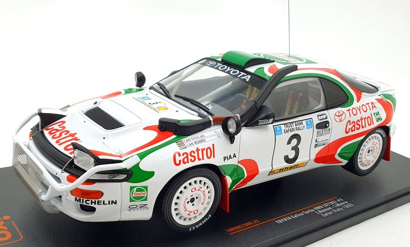 IXO Models 1/18 Scale 18RMC150C Toyota Celica Turbo 4WD #3 Safari 1993 L.Duncan