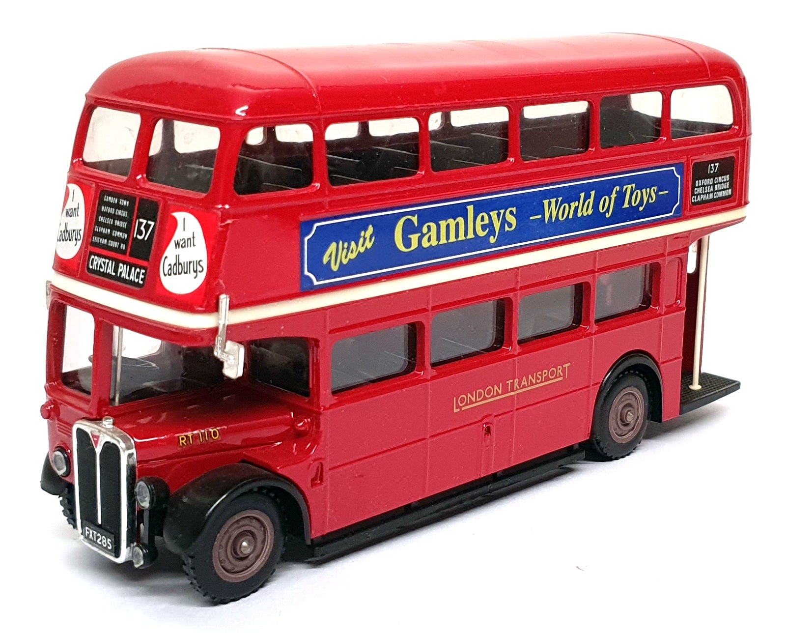 Gamleys Solido 1/50 Scale Diecast 441 - Routemaster Double Decker RT Bus ...