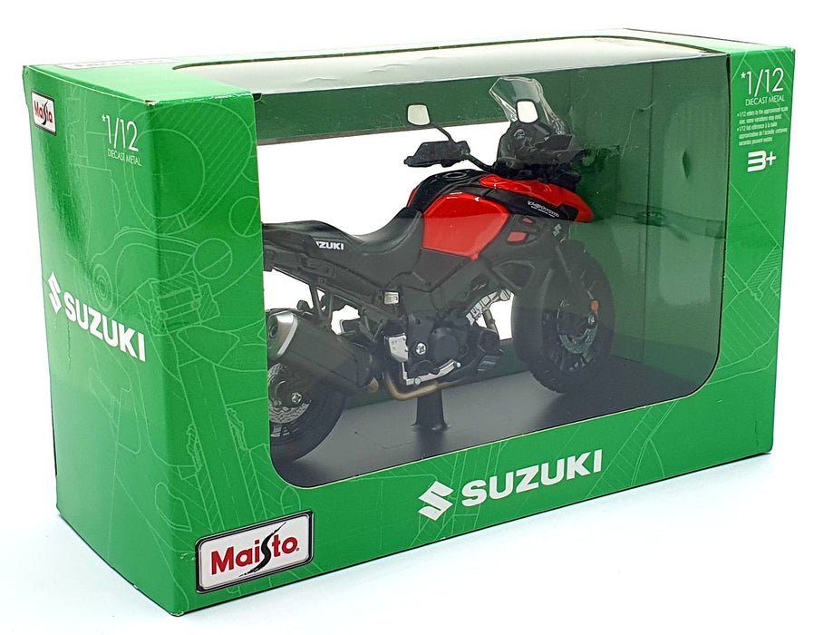Maisto 1/12 Scale 32711 - Suzuki V-Strom 1000 - Black/Red