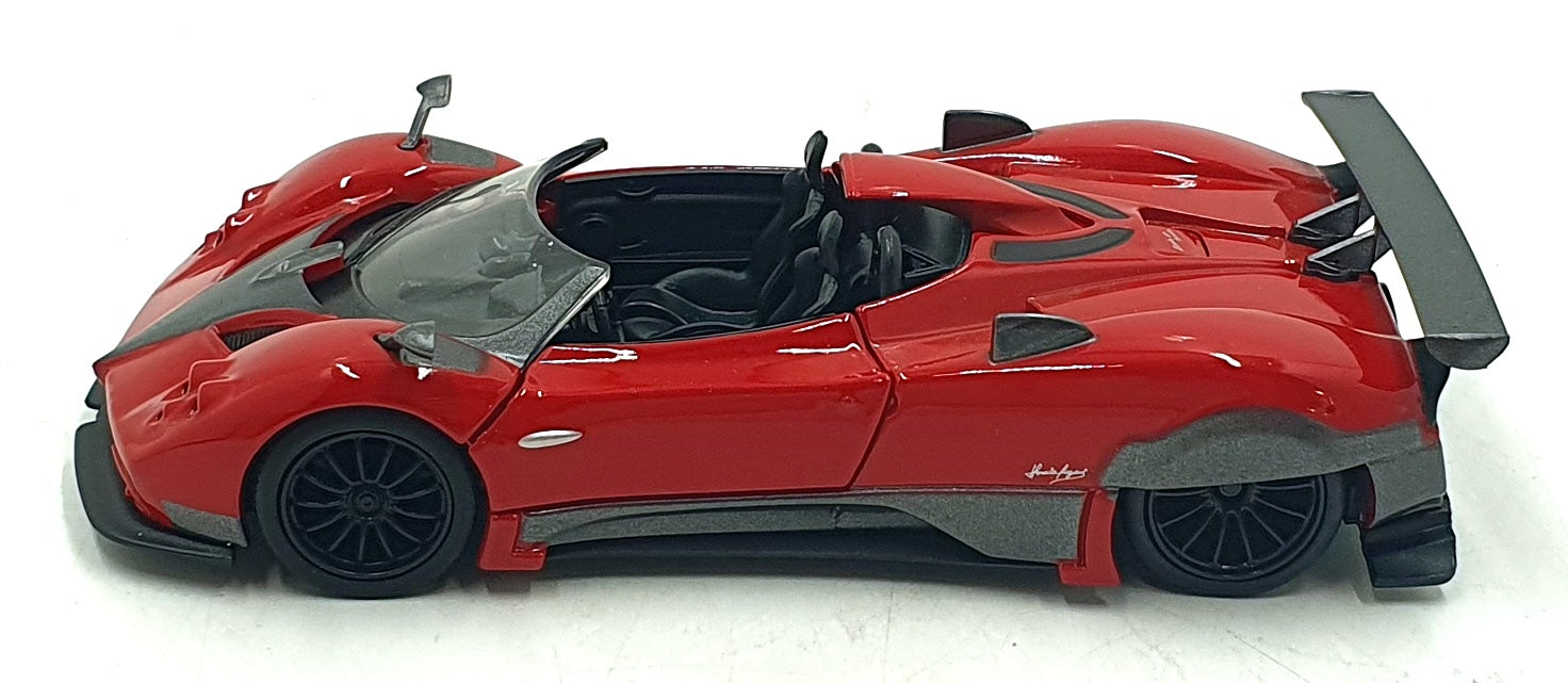 Tayumo 1/36 Scale Pull Back & Go 36120212 - Pagani Zonda HP Barchetta LHD - Red