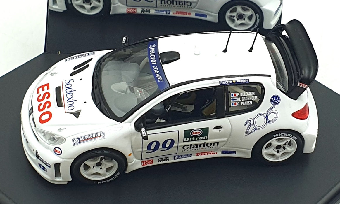 Skid 1/43 Scale SKM104 - Peugeot 206 WRC #99 Test Car 1999