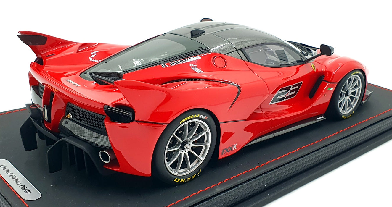 BBR 1/18 Scale Resin P18119NV - Ferrari FXX K Rosso Corsa #23 - Red