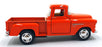 Kinsmart 1/32 Scale Pull Back & Go TY0237 1955 Chevrolet Stepside Pick Up Orange