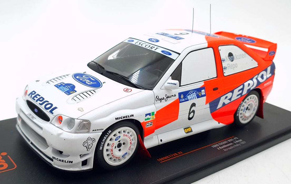 Ixo 1/18 Scale Diecast 18RMC172B Ford Escort WRC #6 Acropolis Rally 1997