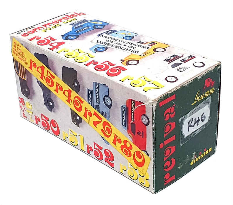 Brumm 1/43 Scale R46 - Fiat 500 Van With Ladder (Stipel) - Grey