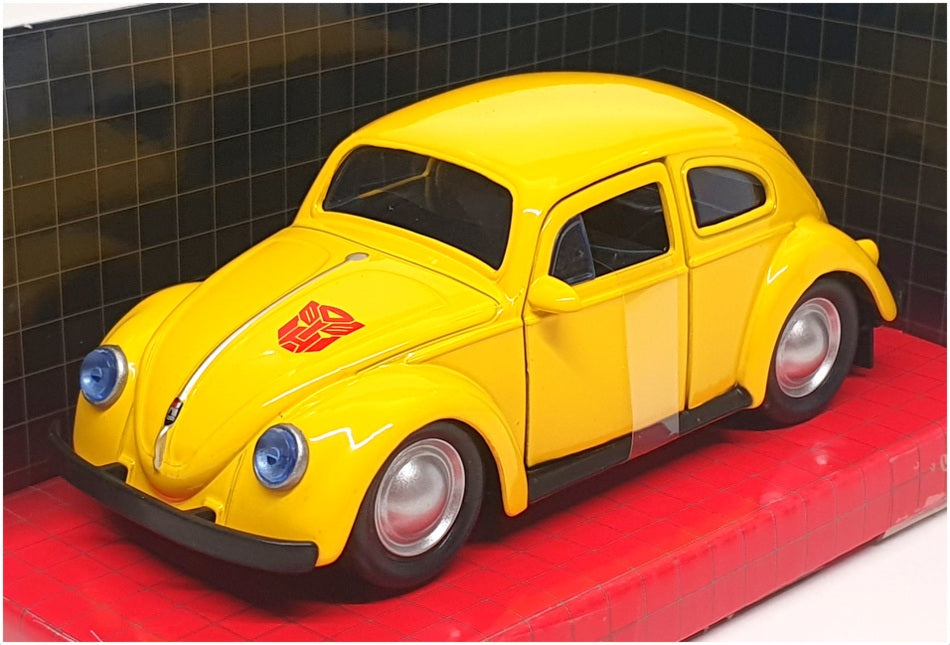 Jada 1/32 Scale 35595 - Transformers Bummblebee Volkswagen Beetle - Yellow