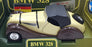 Polistil 1/16 Scale Diecast TG6 - BMW 328 - Cream/Brown