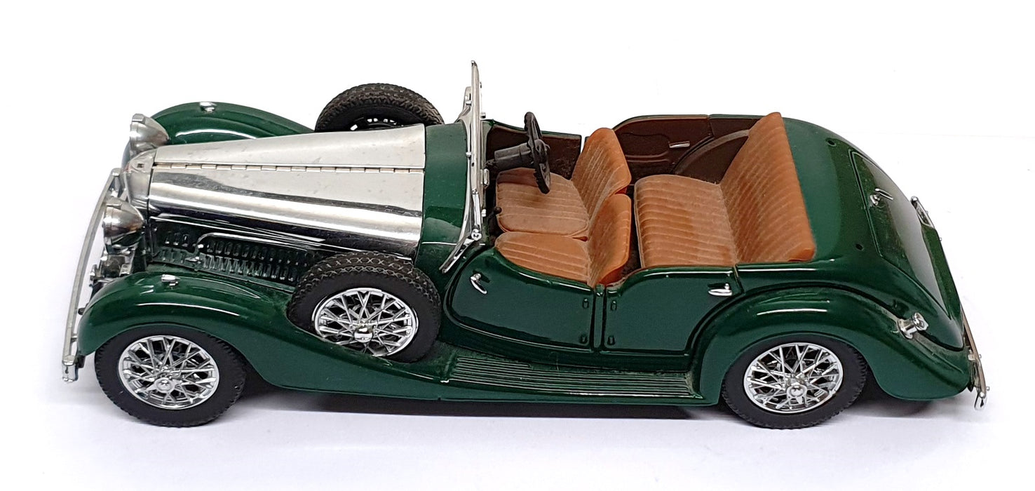 Franklin Mint 1/24 Scale 150326G - 1938 Alvis 4.3 Litre - Green/Silver