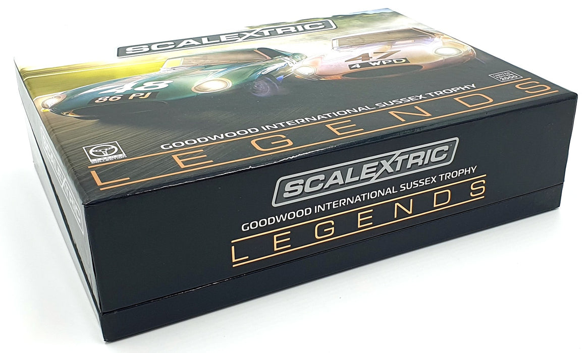 Scalextric 1/32 Scale C3898A - Goodwood Sussex Trophy Twin Pack Jaguar E-Type