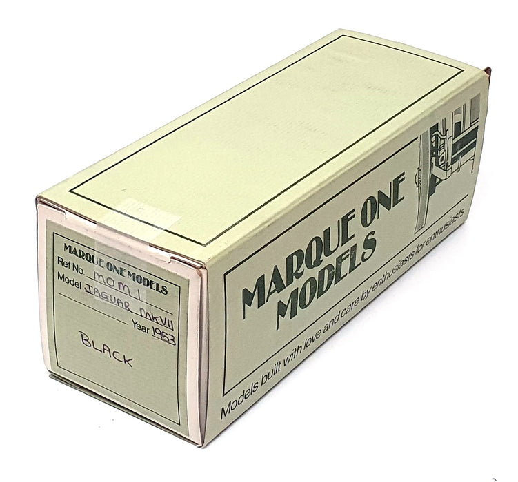 Marque One Models 1/43 Scale MOM1 - 1953 Jaguar MkVII - Black 