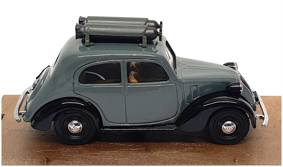 Brumm 1/43 Scale R32 - 1937-39 Fiat 508C Berlina 1100 - Grey/Black