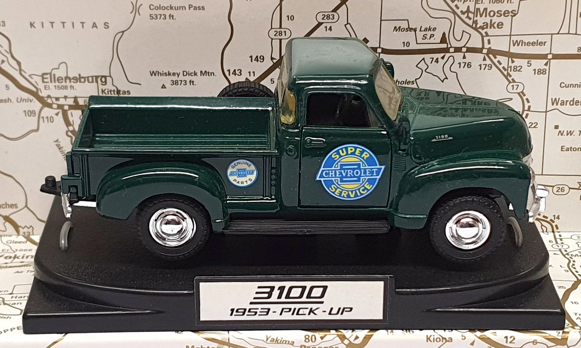 Road Champs 1/43 Scale 74001 - 1953 Chevrolet 3100 Pickup Truck - Green