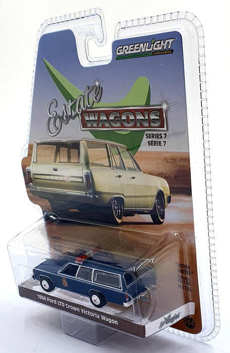 Greenlight 1/64 Scale 36040-F - 1984 Ford Ltd Crown Victoria Wagon Police Car