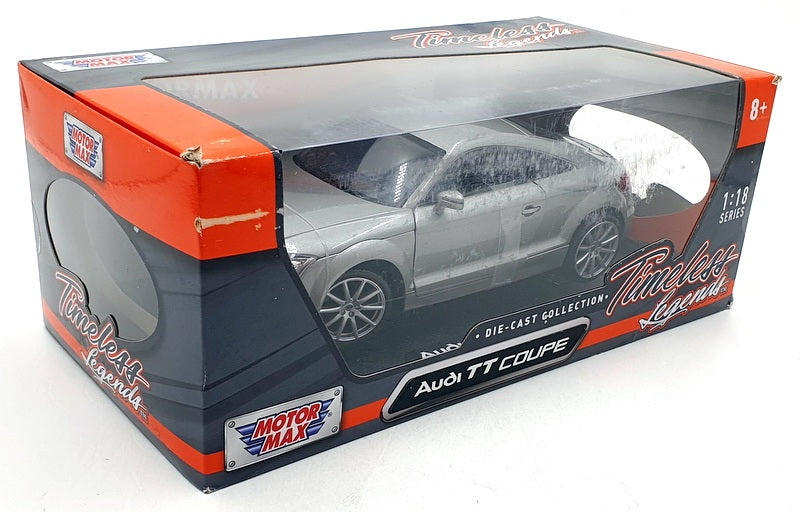 Motor Max 1/18 Scale Diecast 73177 - Audi TT Coupe - Gunmetal Grey