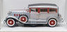 Anson 1/32 Scale Diecast 10101 - 1931 Peerless - Silver/Red