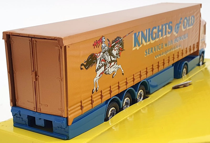Corgi 1/64 Scale TY86624 - Scania Curtainside Truck & Trailer - Knights of Old