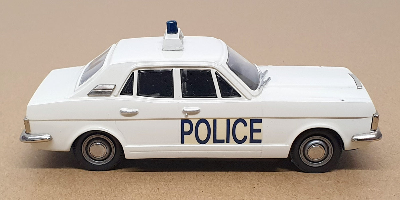 Pathfinder Minicar 43 1/43 Scale MC66P - 1966 Ford Zephyr Mk. IV Police - White
