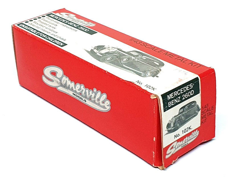 Somerville Models 1/43 Scale Built Kit 102K - Mercedes Benz 260D - Maroon