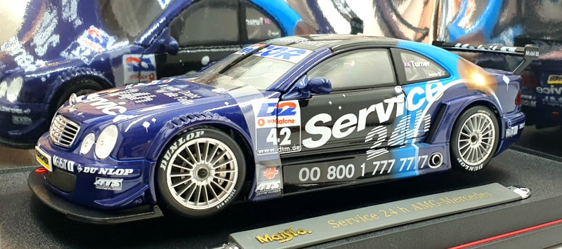 Maisto 1/18 Scale 38888 - 2001 Mercedes Benz CLK-DTM #42 Service 24