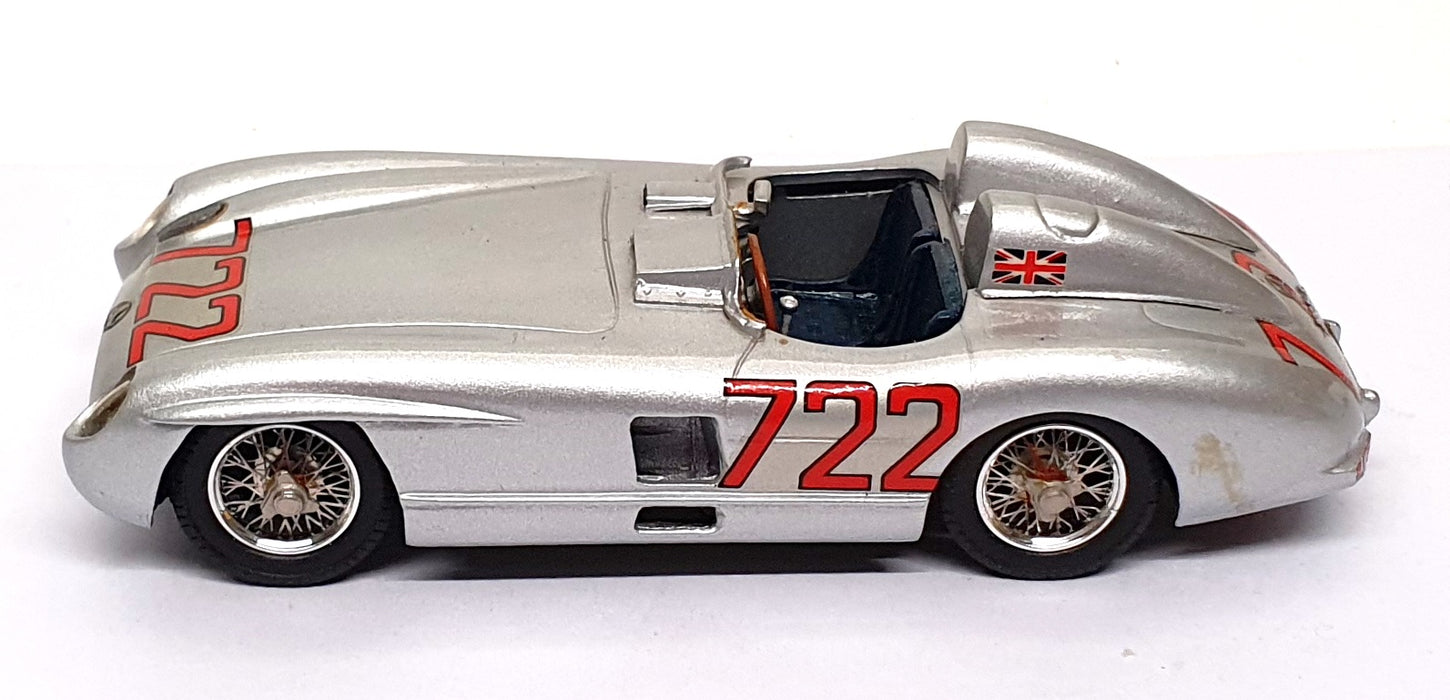 Western Models 1/43 Scale 23126A - Mercedes Benz 300 SLR Race Car - Silver