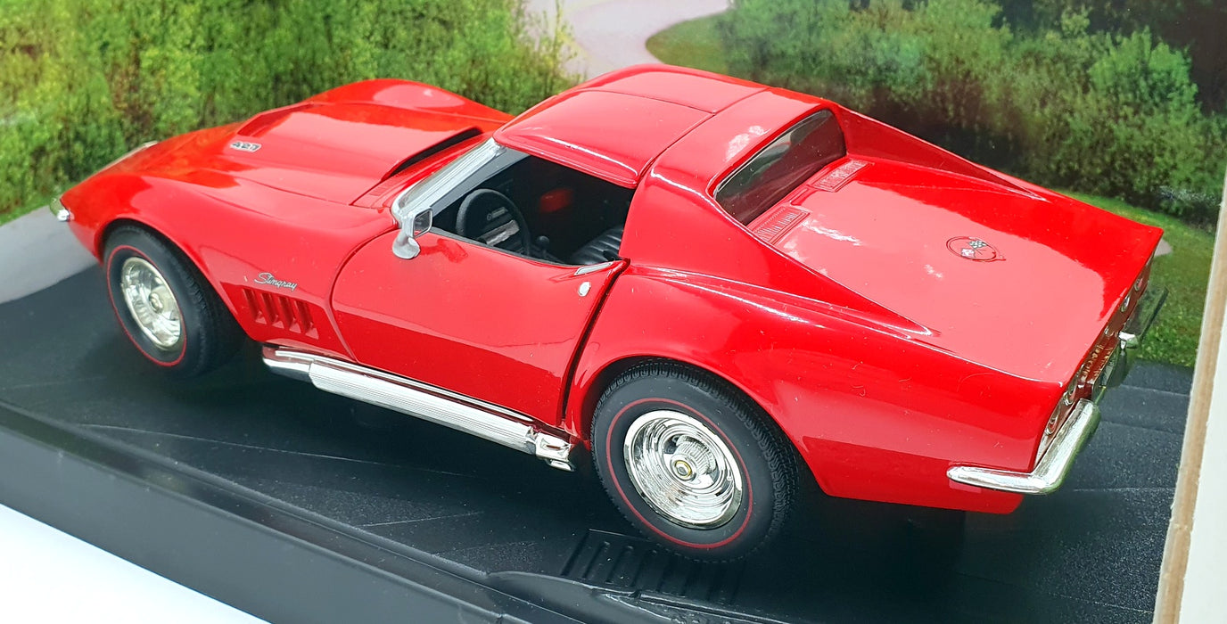Hot Wheels 1/18 Scale Diecast 21355 Chevrolet Corvette C3 1969 427 Red