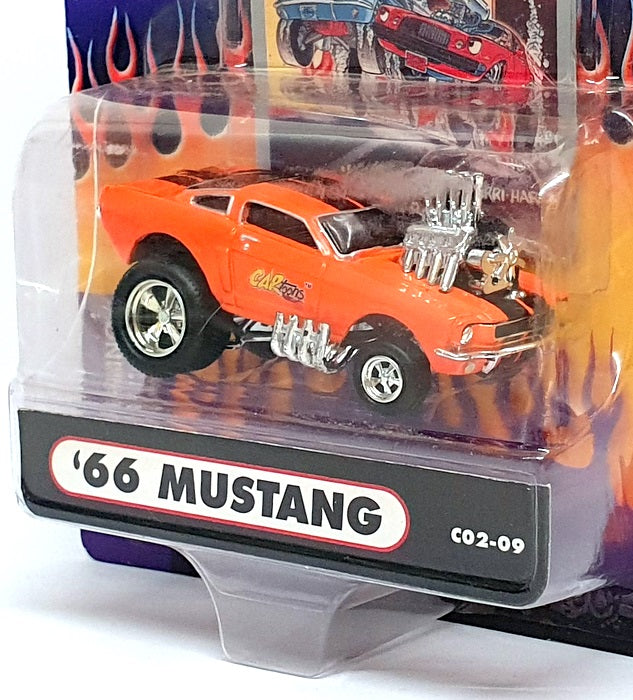 Muscle Machines 1/64 Scale 71171 C02-09 - 1966 Ford Mustang - Orange