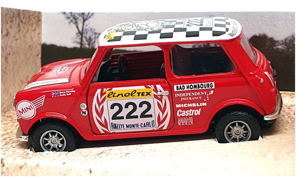 Corgi 1/36 Scale 04422 - Mini 1997 Monte Carlo Rally - #222 Paveley/Bull