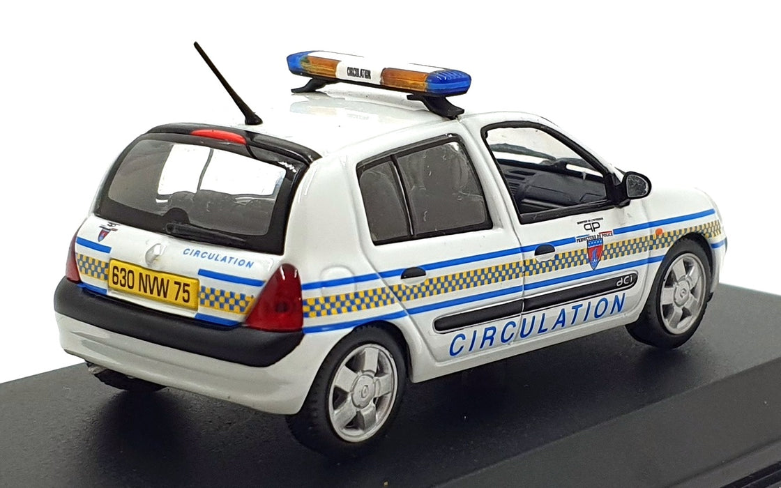 Norev 1/43 Scale 517512 - Renault Clio Police de Paris  - White
