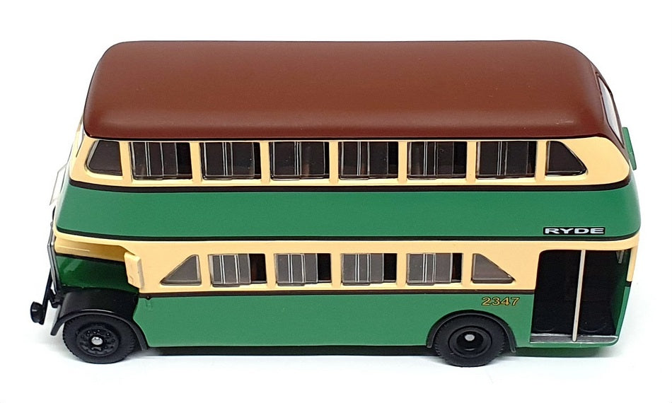 Trux 1/76 Scale TX6 - 1949 AEC Regent III D/Deck Bus (Route 500) Green