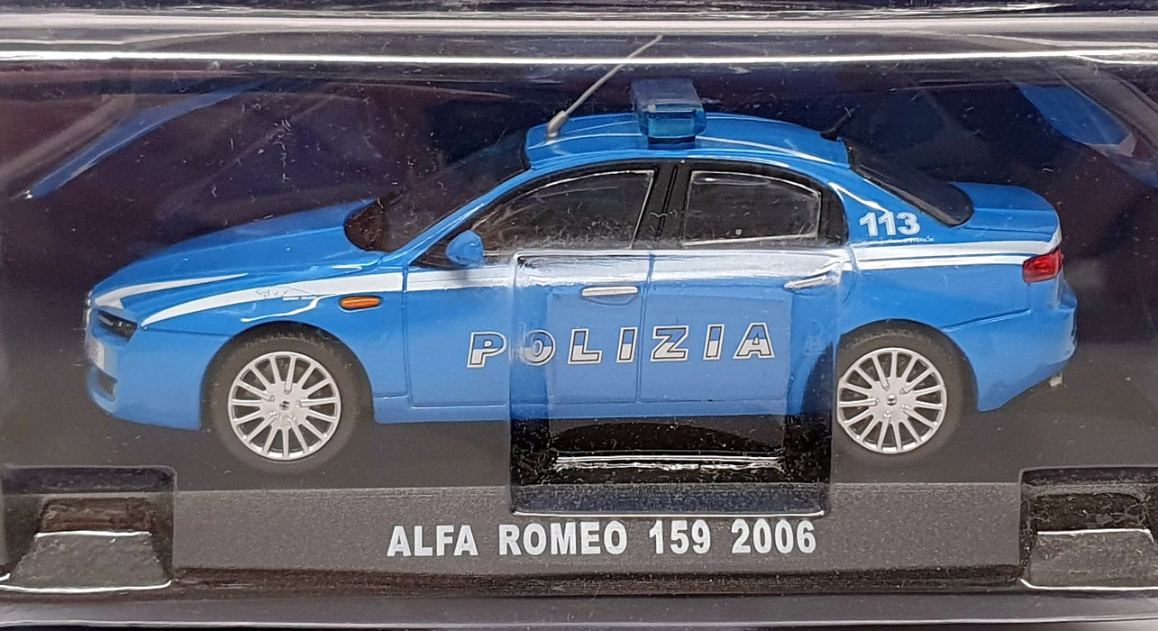 Deagostini 1/43 Scale DAG06B - 2006 Alfa Romeo 159 Polizia - Blue/White