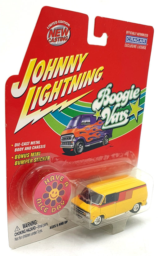 Johnny Lightning 1/64 360-01 Boogie Vans 1977 Dodge D-150 - Yellow