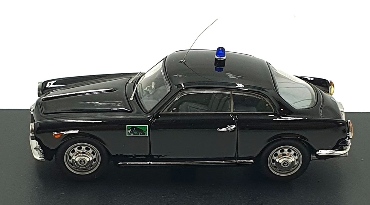 Bang 1/43 Scale 7314 - Alfa Romeo Giulietta Sp. 2t. Polizia - Black