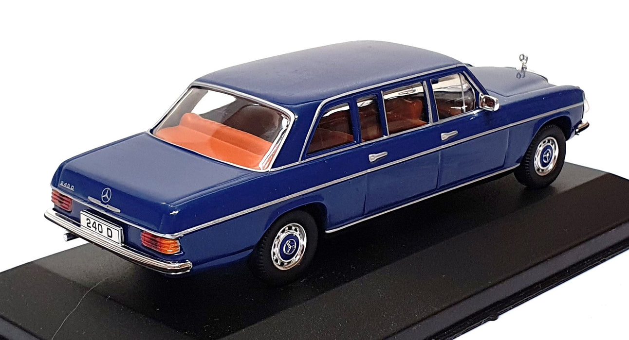 Altaya 1/43 Scale Diecast AT240B - 1973 Mercedes Benz 240 D Long - Blue